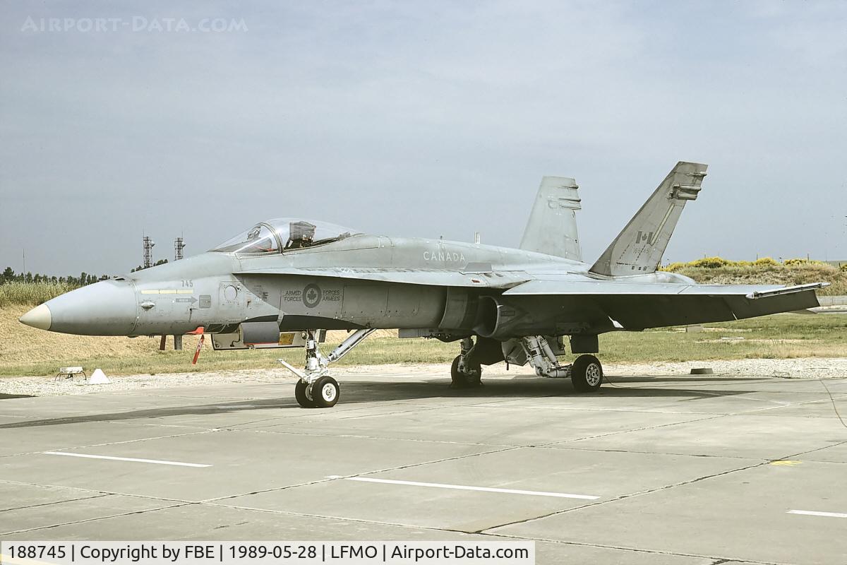 188745, McDonnell Douglas CF-188A Hornet C/N 0318/A263, 1st CAG CF-18A