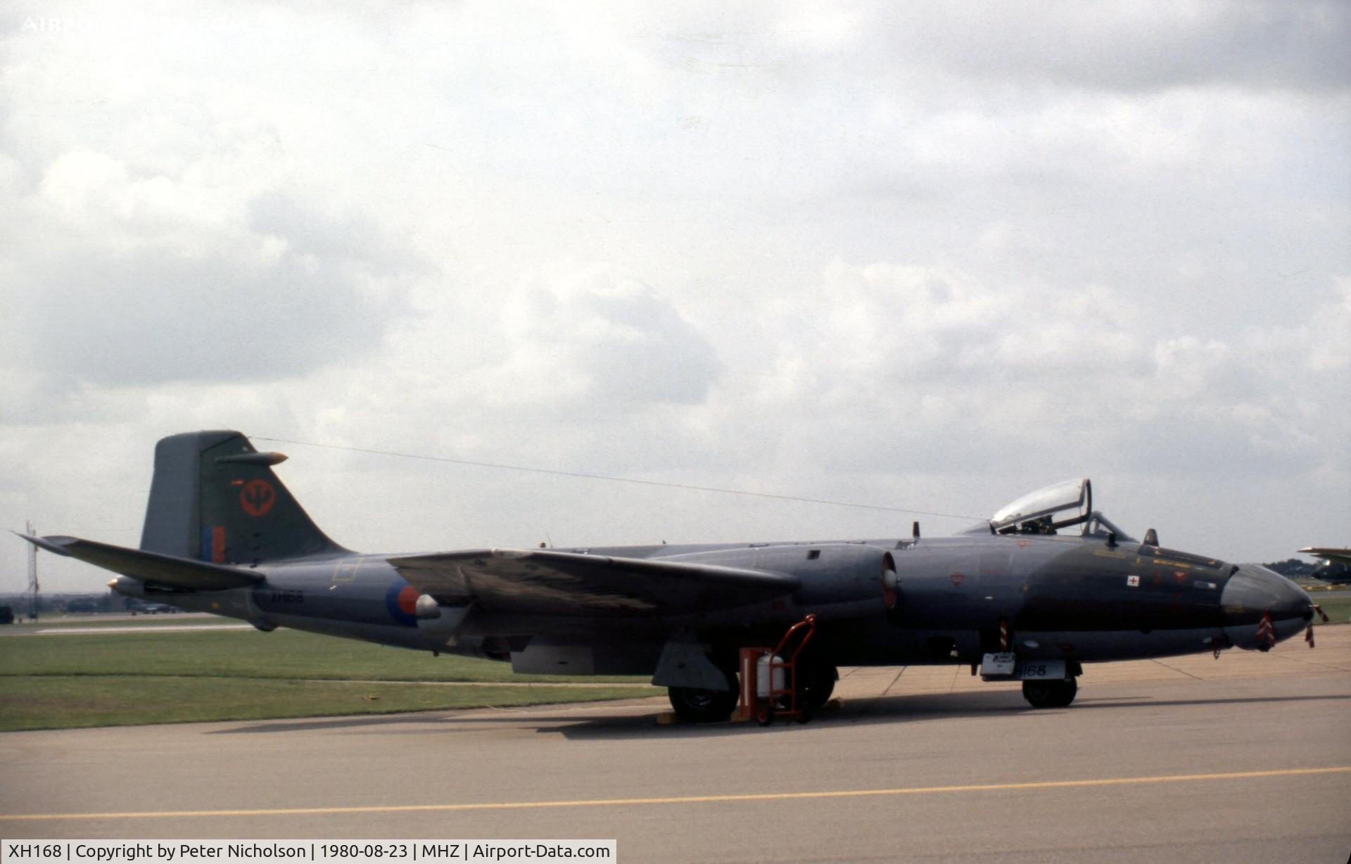 XH168, 1960 English Electric Canberra PR.9 C/N SH1732, Canberra PR.9 of 39 Squadron at the 1980 Mildenhall Air Fete.