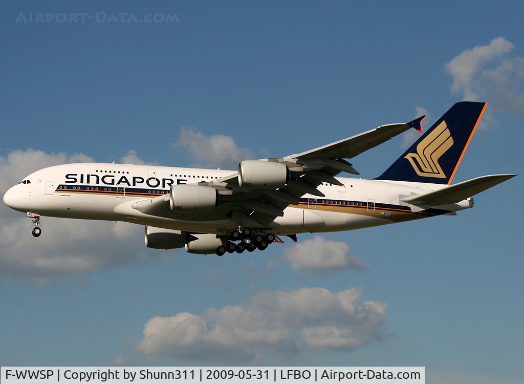 F-WWSP, 2008 Airbus A380-841 C/N 019, C/n 019 - To be 9V-SKG
