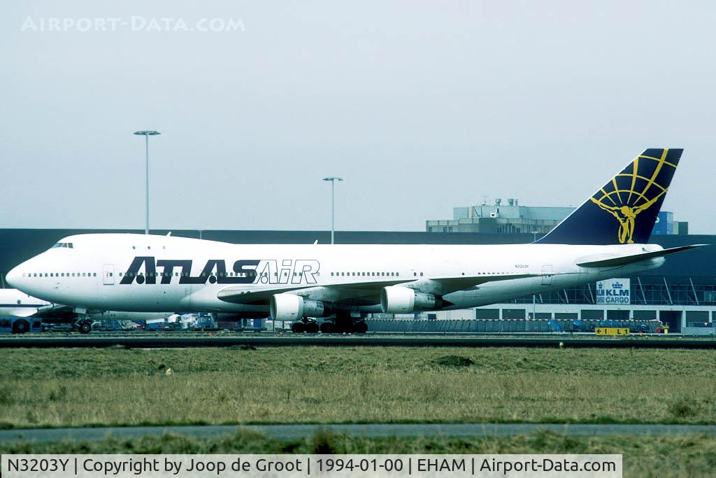 N3203Y, 1970 Boeing 747-128 C/N 19751, Regular cargo flight by Atlas Air.
