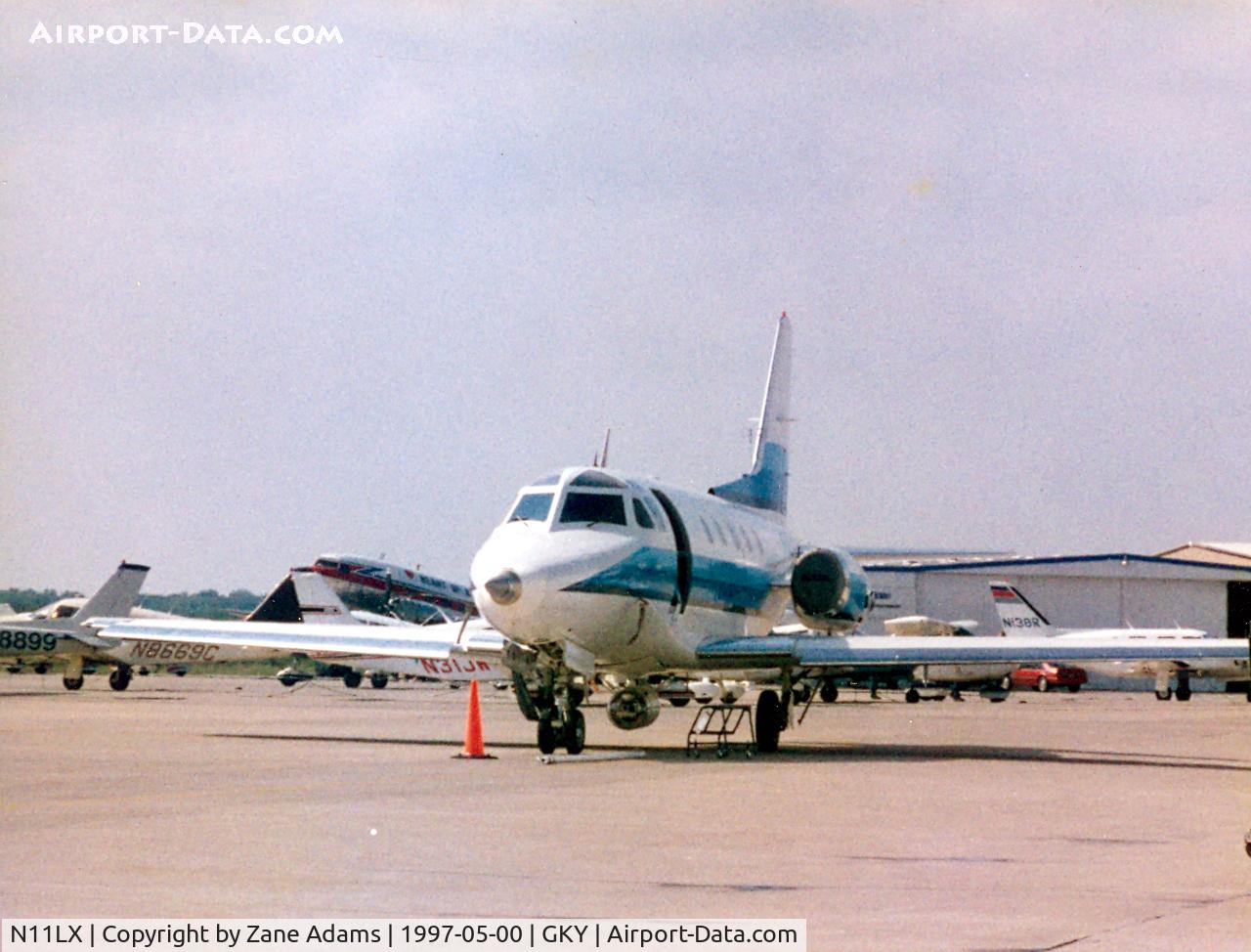 N11LX, 1974 North American NA-265-60 Sabreliner C/N 306-75, Lockheed PAC-3 missile test aircraft at Arlington Municipal