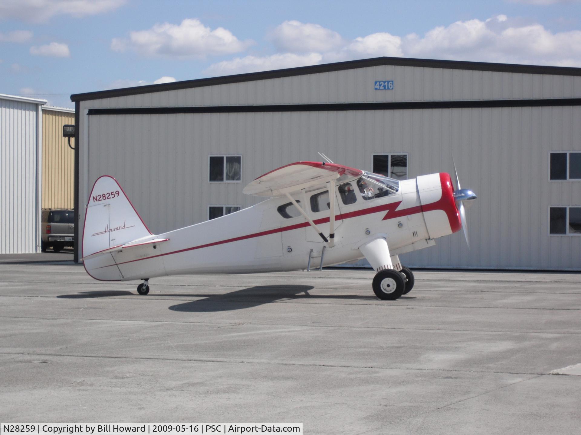 N28259, 1941 Howard Aircraft DGA-15P C/N 548, Howard in Profile