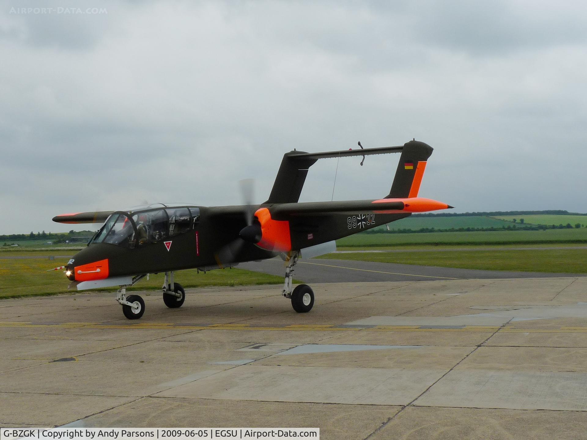 G-BZGK, 1971 North American OV-10B Bronco C/N 338-17, New paint scheme very smart