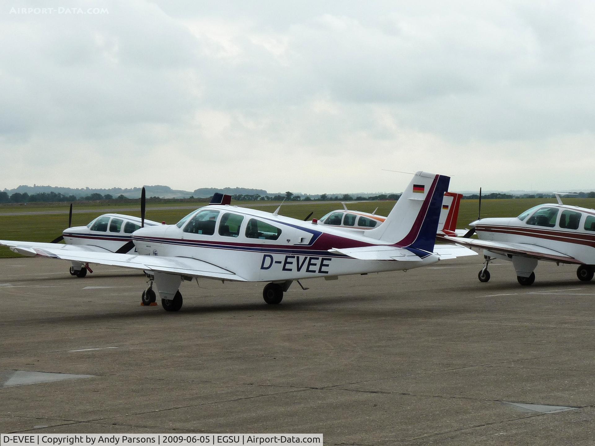 D-EVEE, Beech F33A Bonanza C/N CE-1354, One of several for the European Bonanza Soc UK tour