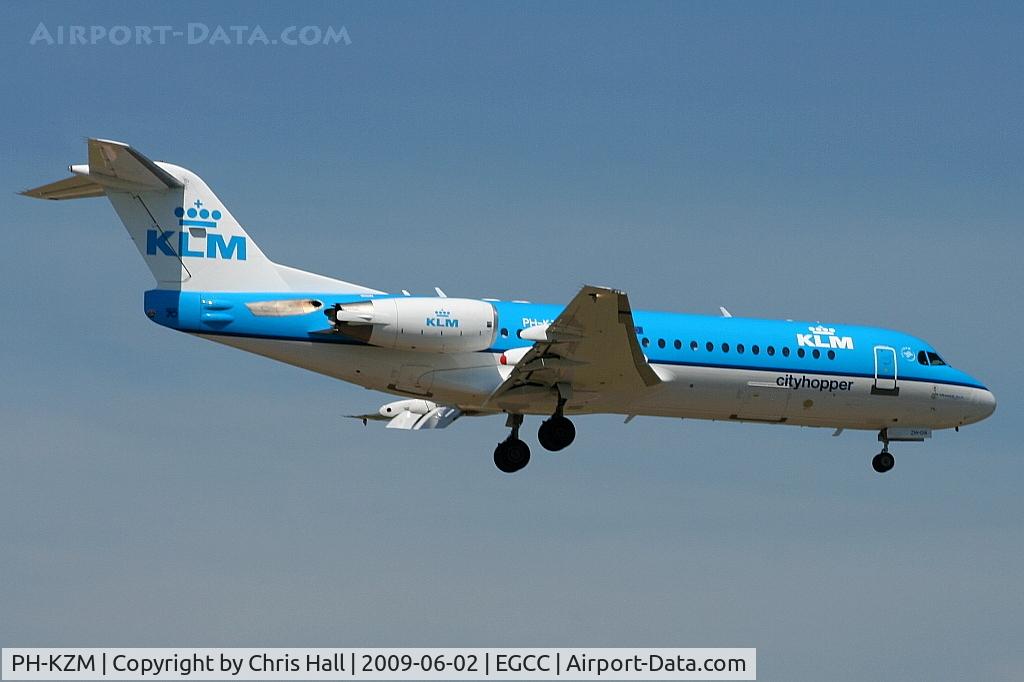 PH-KZM, 1995 Fokker 70 (F-28-0070) C/N 11561, KLM Cityhopper