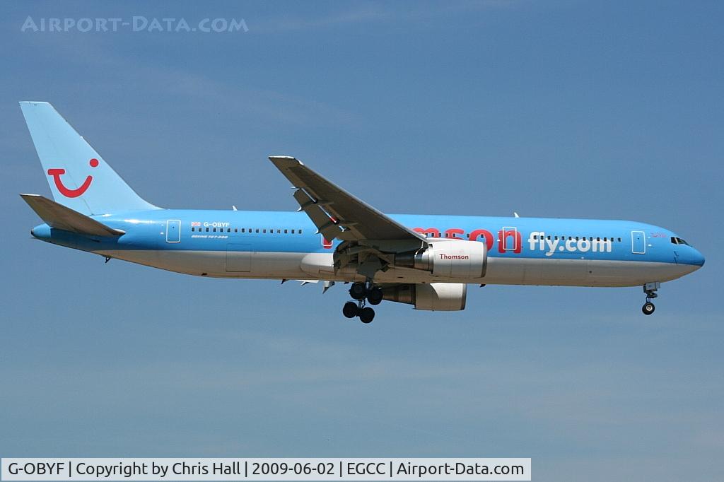 G-OBYF, 1998 Boeing 767-304 C/N 28208, Thomson