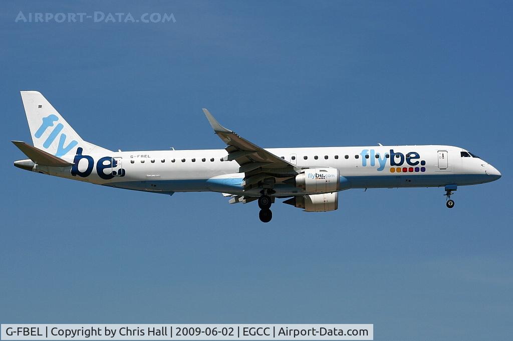 G-FBEL, 2008 Embraer 195LR (ERJ-190-200LR) C/N 19000184, flybe