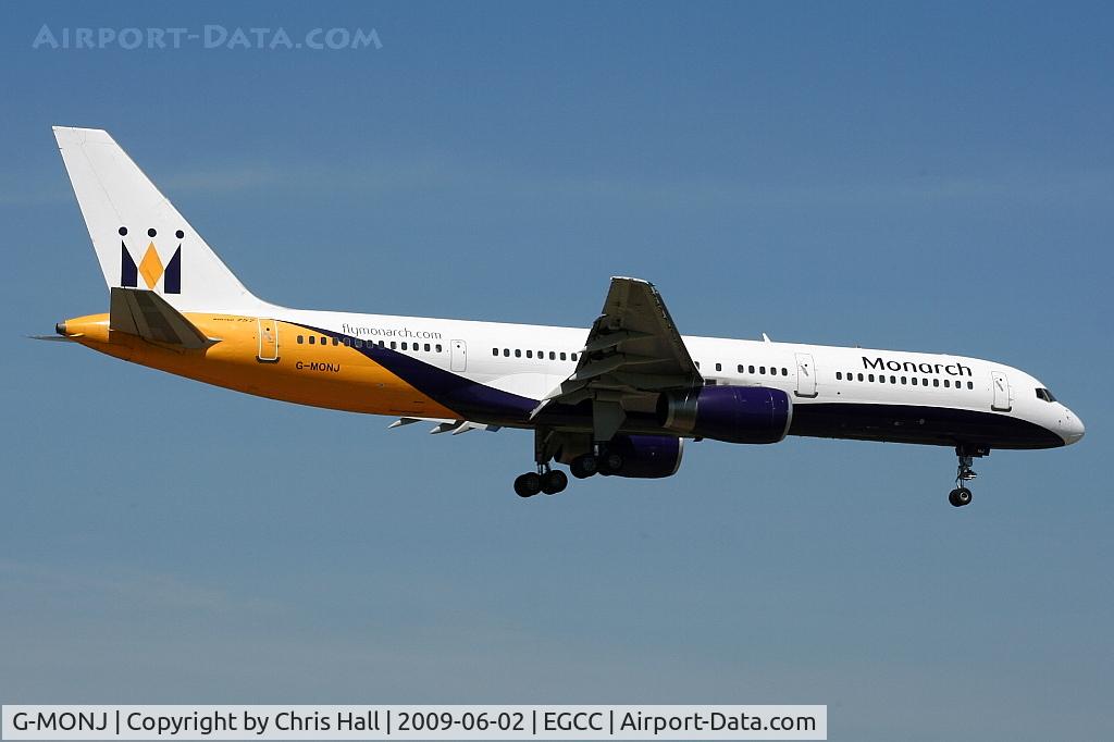 G-MONJ, 1988 Boeing 757-2T7 C/N 24104, Monarch