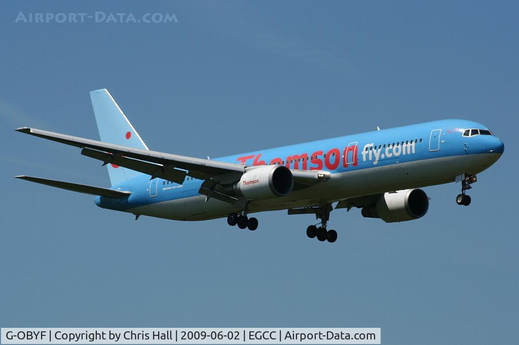G-OBYF, 1998 Boeing 767-304 C/N 28208, Thomson