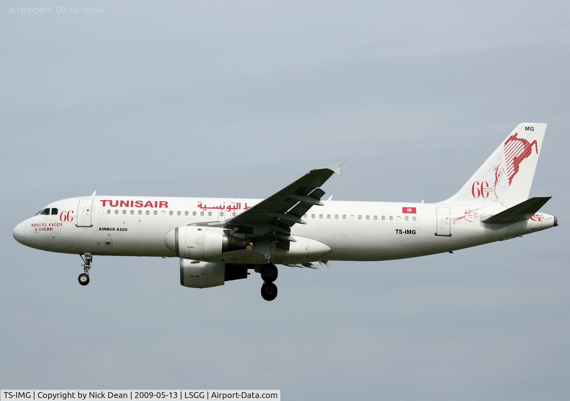 TS-IMG, 1992 Airbus A320-211 C/N 0390, LSGG