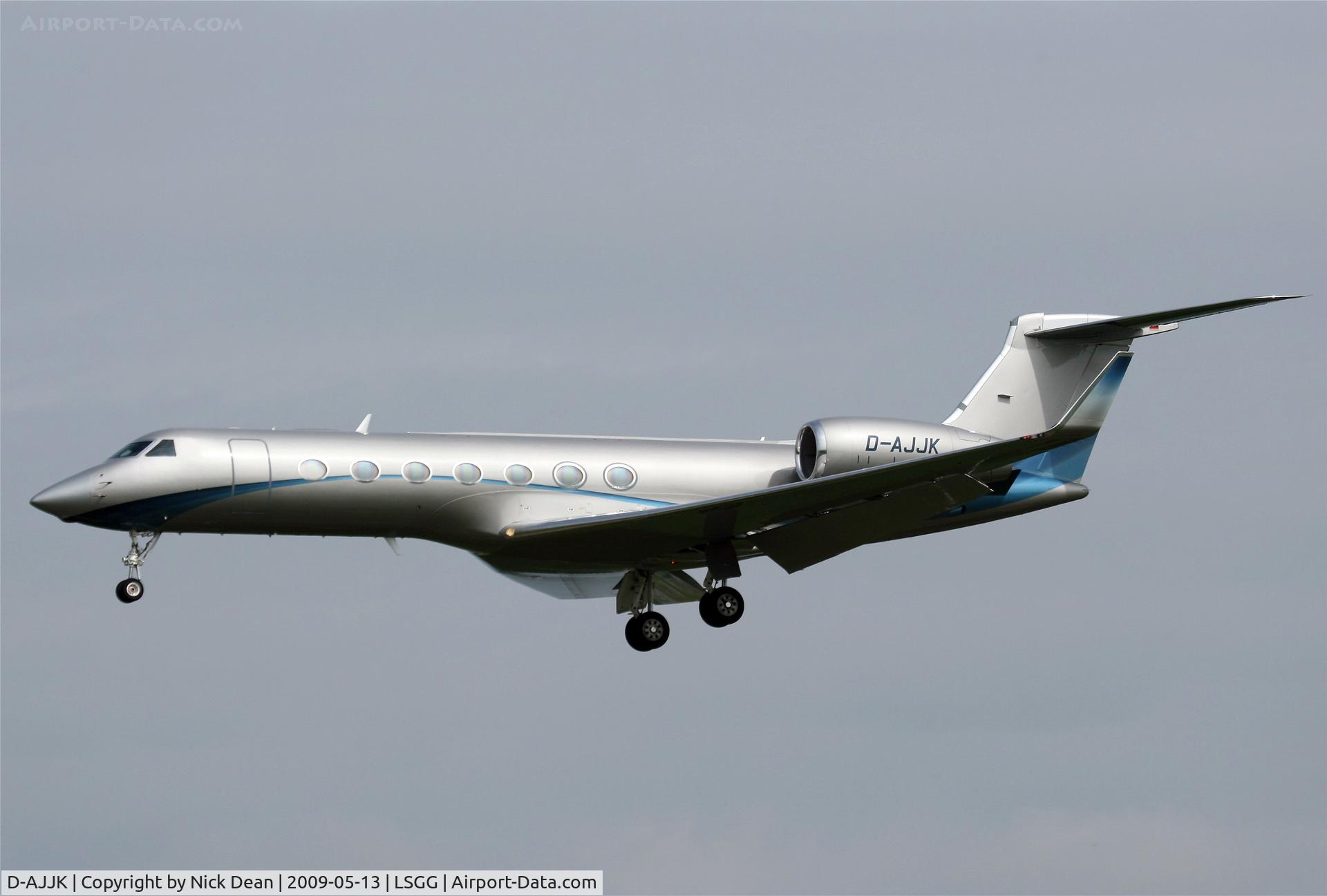 D-AJJK, 2008 Gulfstream Aerospace GV-SP (G550) C/N 5191, LSGG