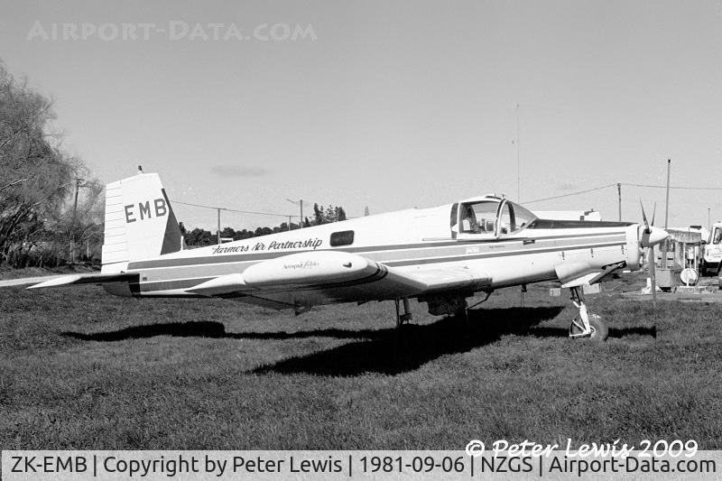 ZK-EMB, 1978 Fletcher FU24-950 C/N 252, T G Gaddum, Waerengaokuri, Gisborne (hire to Farmers Air Partnership)