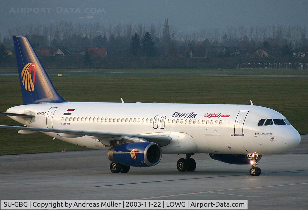SU-GBG, 1992 Airbus A320-231 C/N 366, Diverted from VIE.
