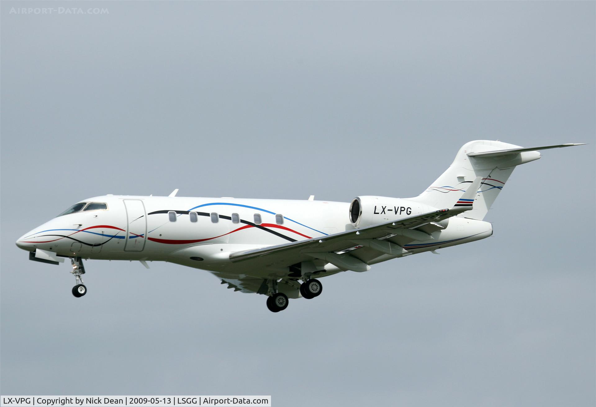 LX-VPG, 2008 Bombardier Challenger 300 (BD-100-1A10) C/N 20218, LSGG