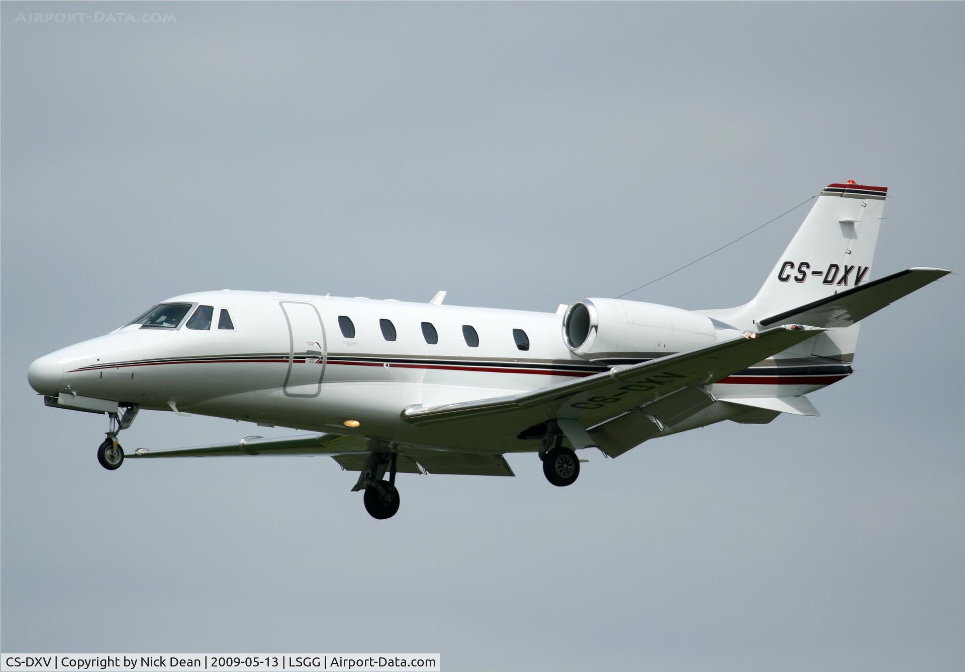 CS-DXV, 2008 Cessna 560 Citation XLS C/N 560-5782, LSGG
