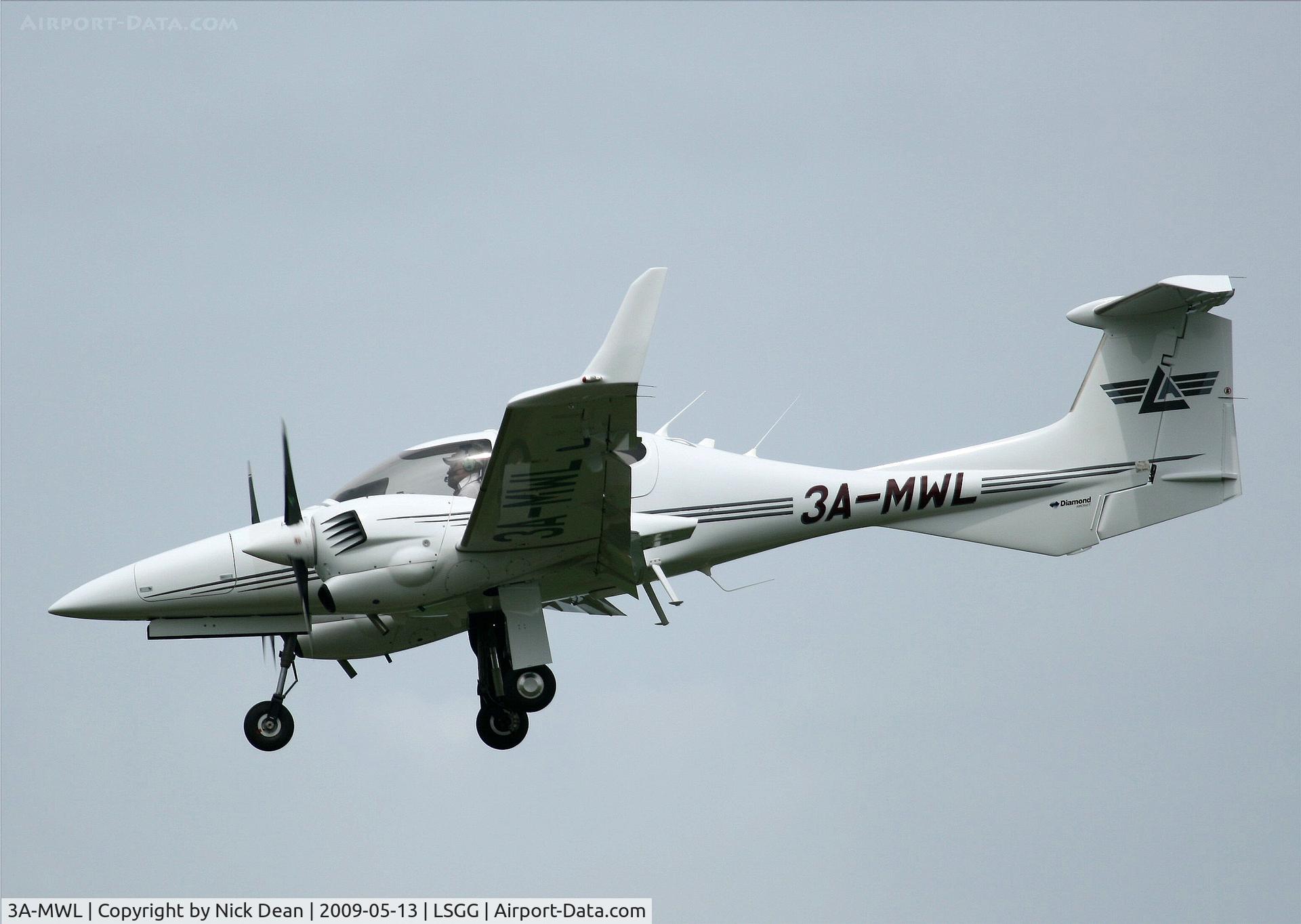 3A-MWL, 2007 Diamond DA-42 Twin Star C/N 42.292, LSGG
