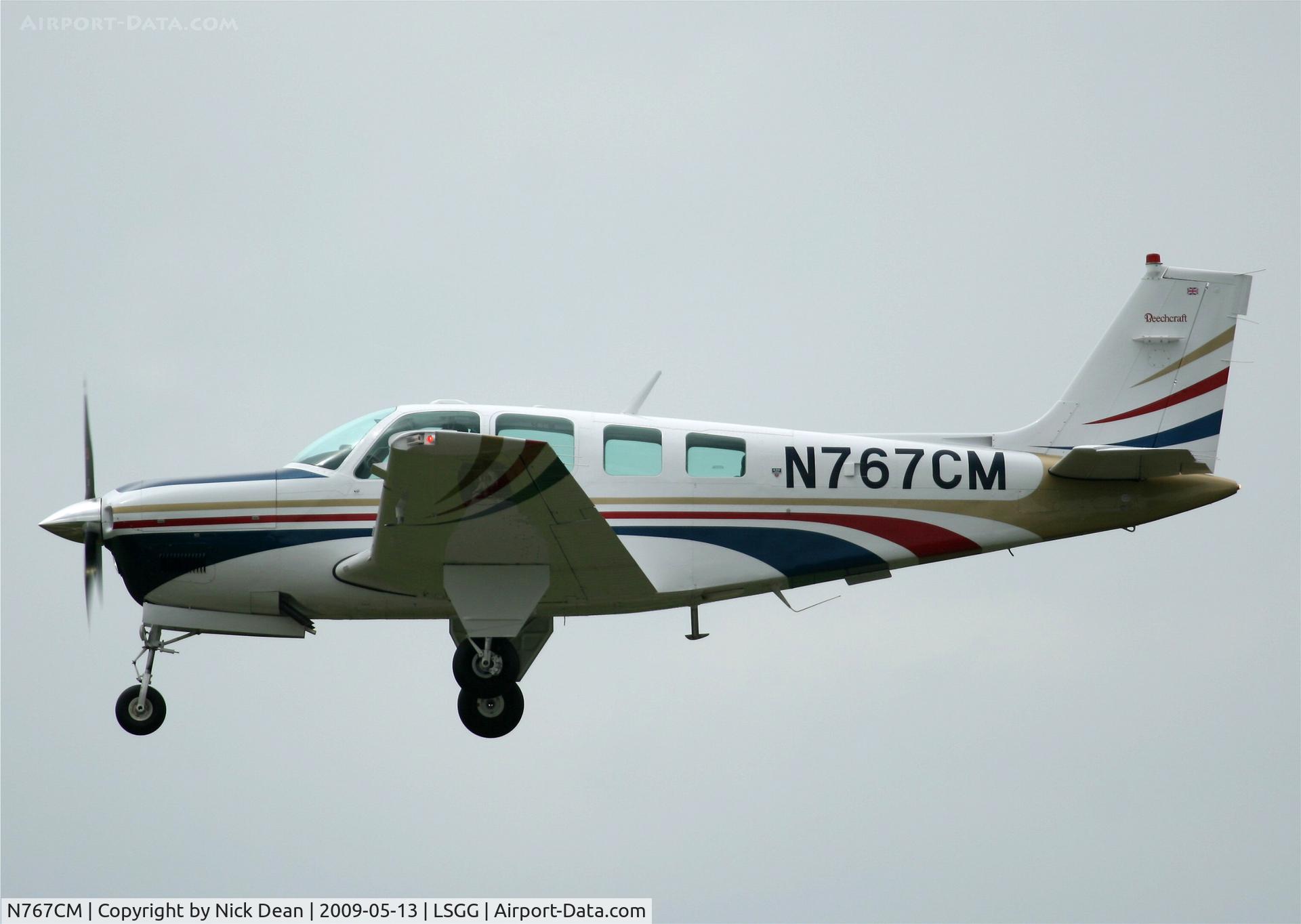 N767CM, 1992 Beech A36 Bonanza 36 C/N E2723, LSGG