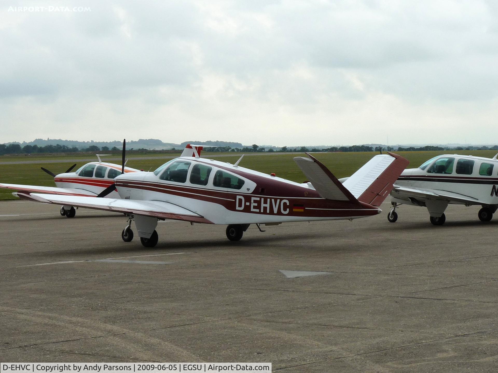 D-EHVC, Beech V35B Bonanza C/N D-10241, One of several for the European Bonanza Soc UK tour