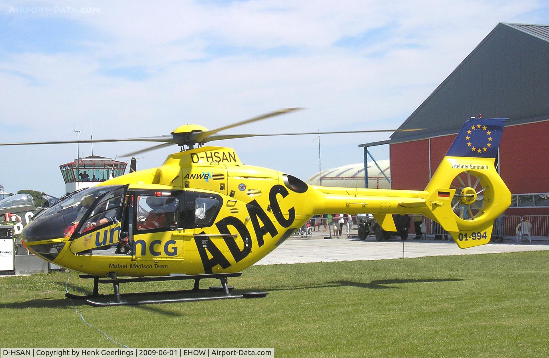 D-HSAN, Eurocopter EC-135P-2 C/N 0276, Refueling at Oostwold Airport during Airshow