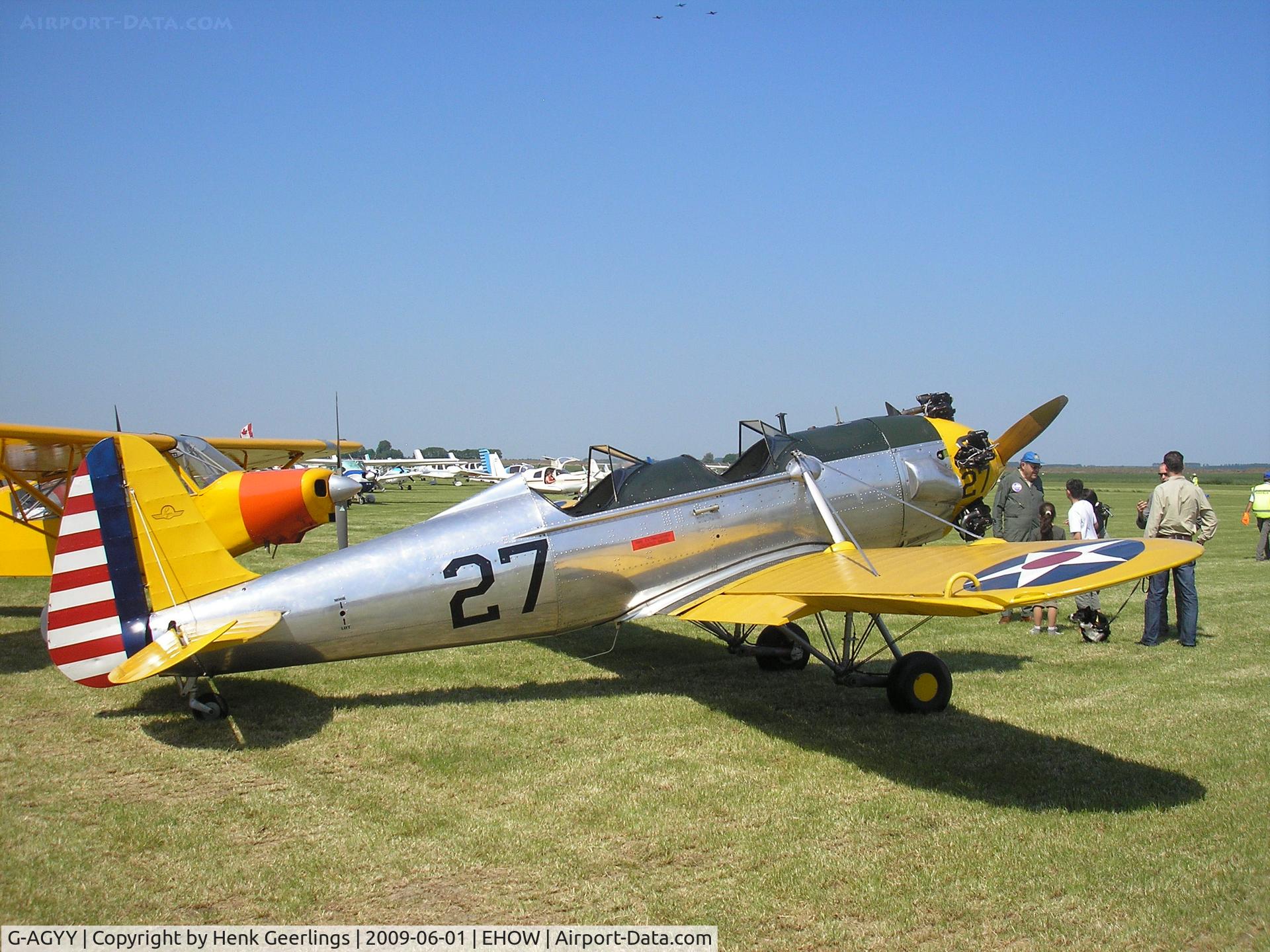 G-AGYY, 1941 Ryan PT-22 Recruit (ST3KR) C/N 1167, Oostwold  Airport  Airshow june 2009