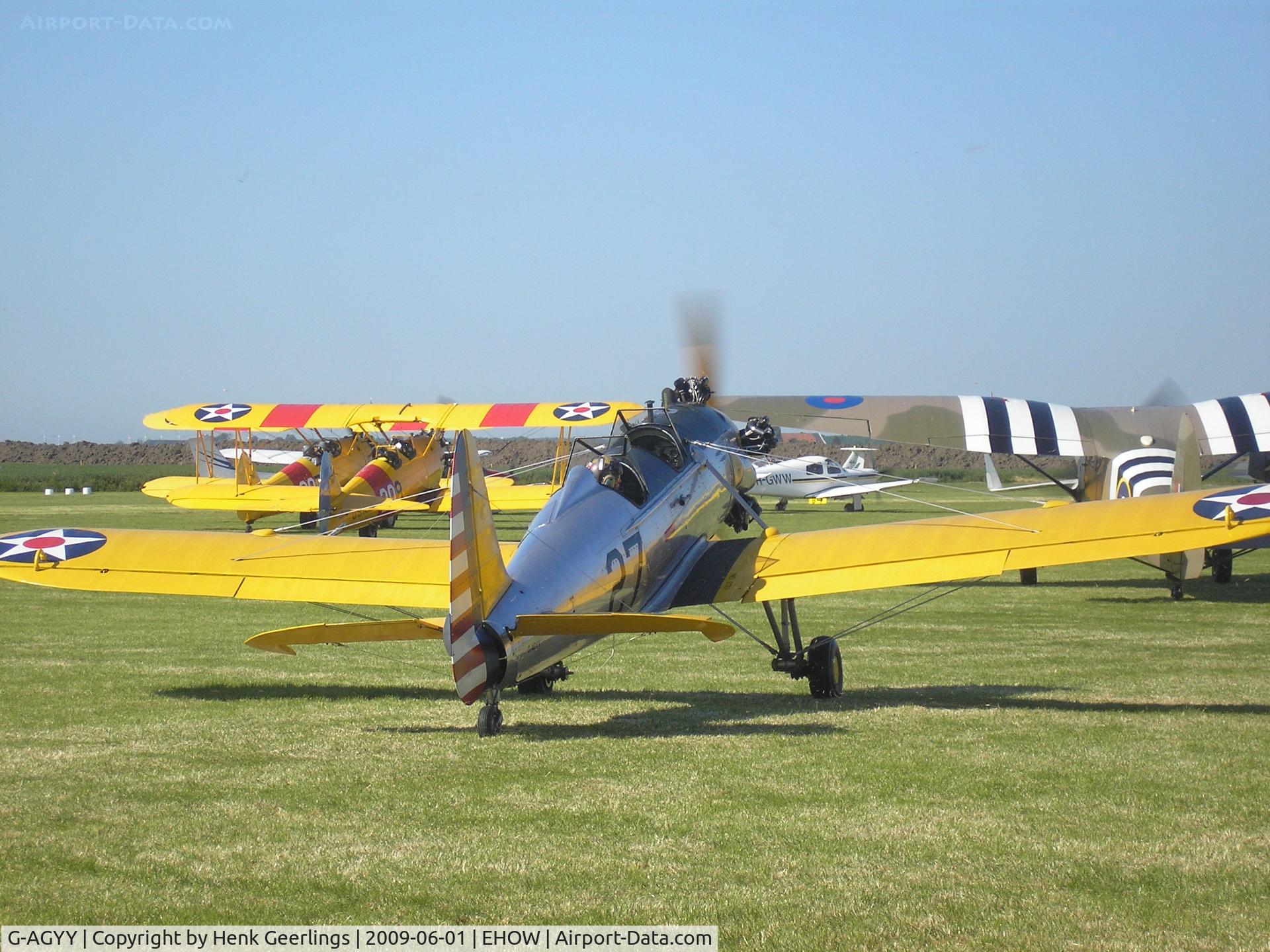 G-AGYY, 1941 Ryan PT-22 Recruit (ST3KR) C/N 1167, Oostwold  Airport  Airshow june 2009