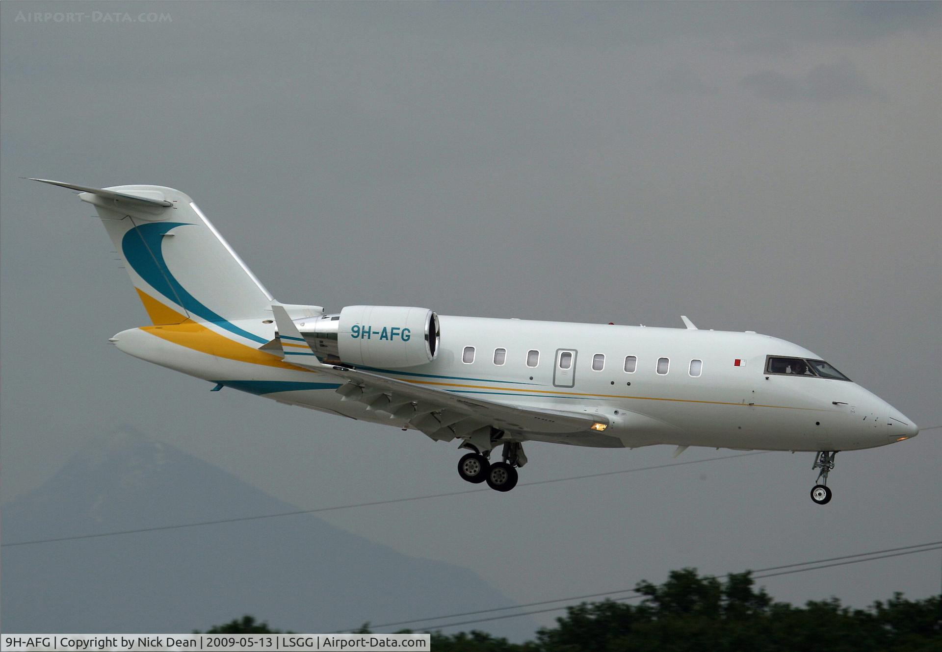 9H-AFG, 2008 Bombardier Challenger 605 (CL-600-2B16) C/N 5762, LSGG