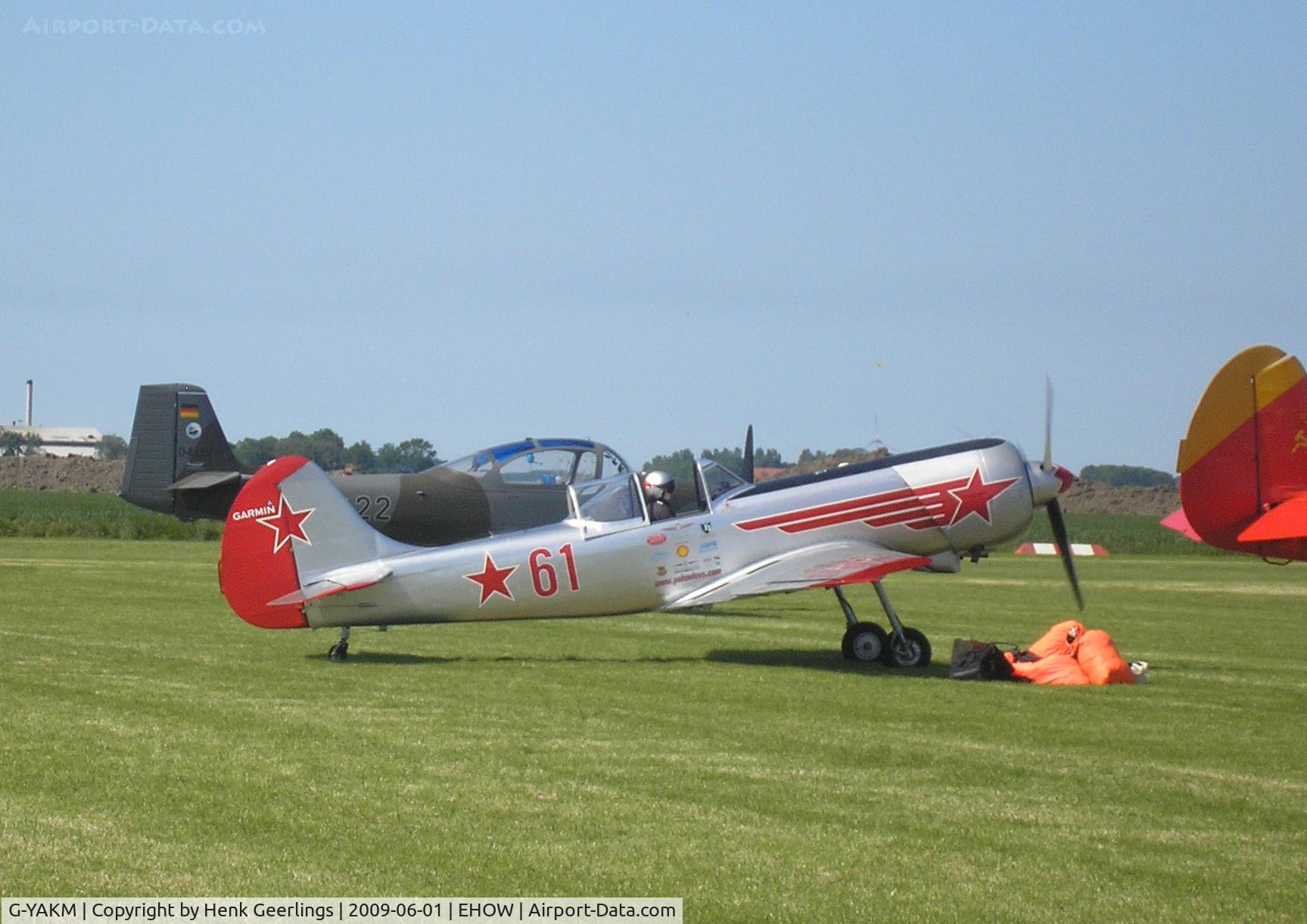 G-YAKM, 1984 Yakovlev Yak-50 C/N 842710, Oostwold  Airport  Airshow june 2009