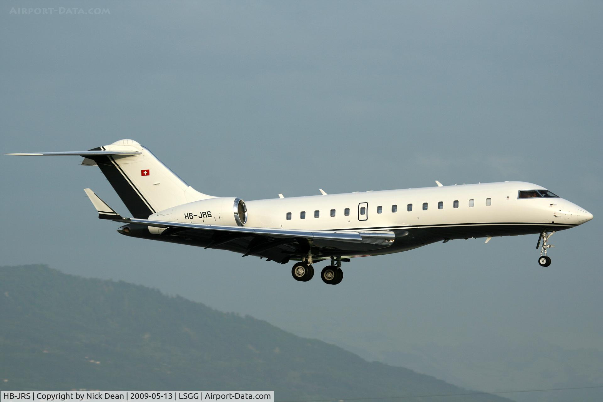 HB-JRS, 2005 Bombardier BD-700-1A11 Global Express C/N 9174, LSGG