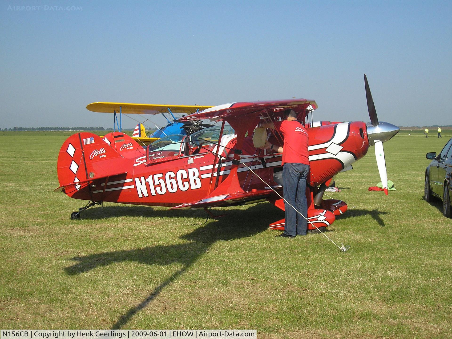 N156CB, Christen Pitts S-2S Special C/N 3011, Oostwold  Airport  Airshow june 2009 ; Splitimage Aerobatic Team Europe