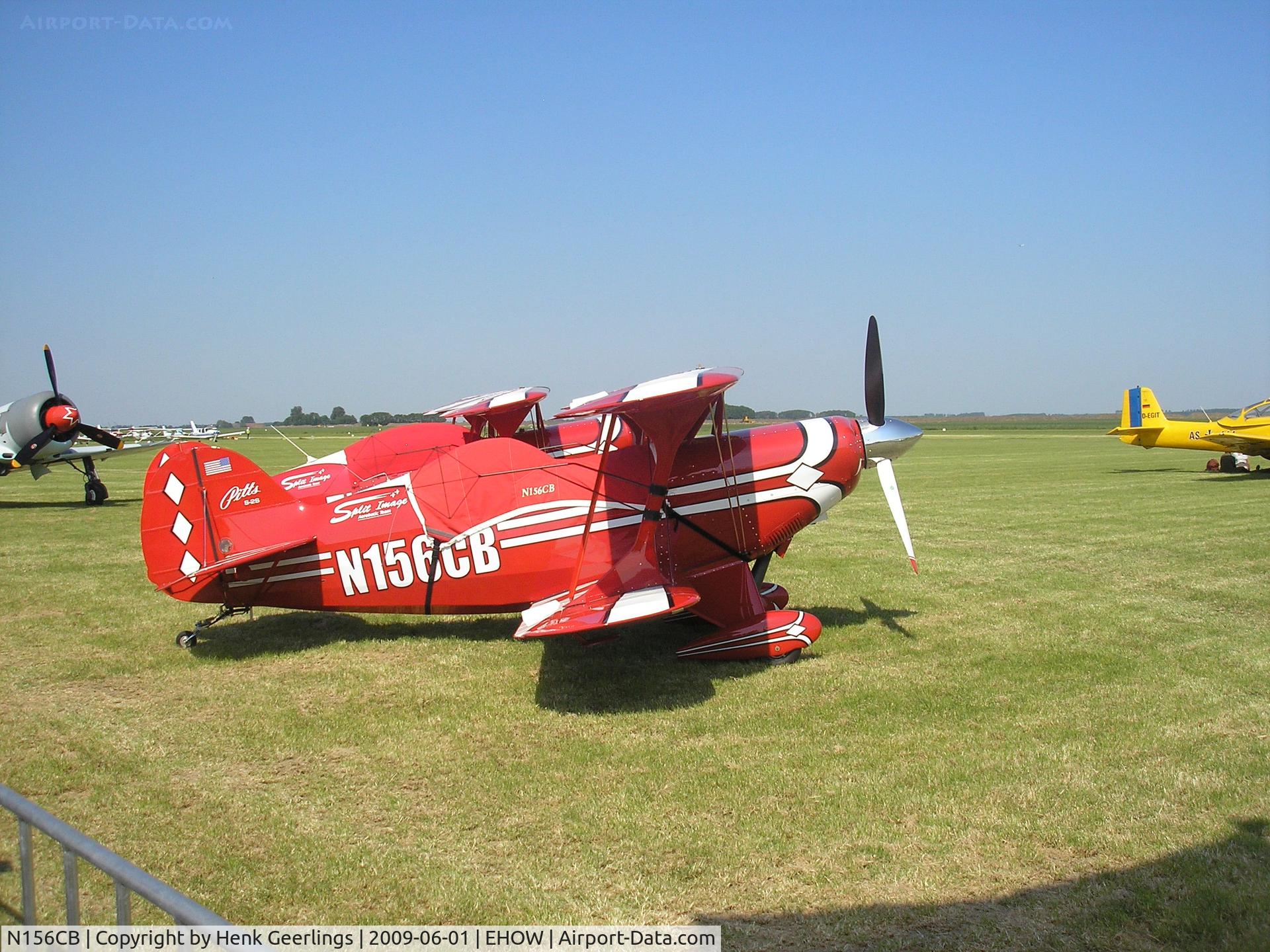 N156CB, Christen Pitts S-2S Special C/N 3011, Oostwold  Airport  Airshow june 2009 ; Splitimage Aerobatic Team Europe