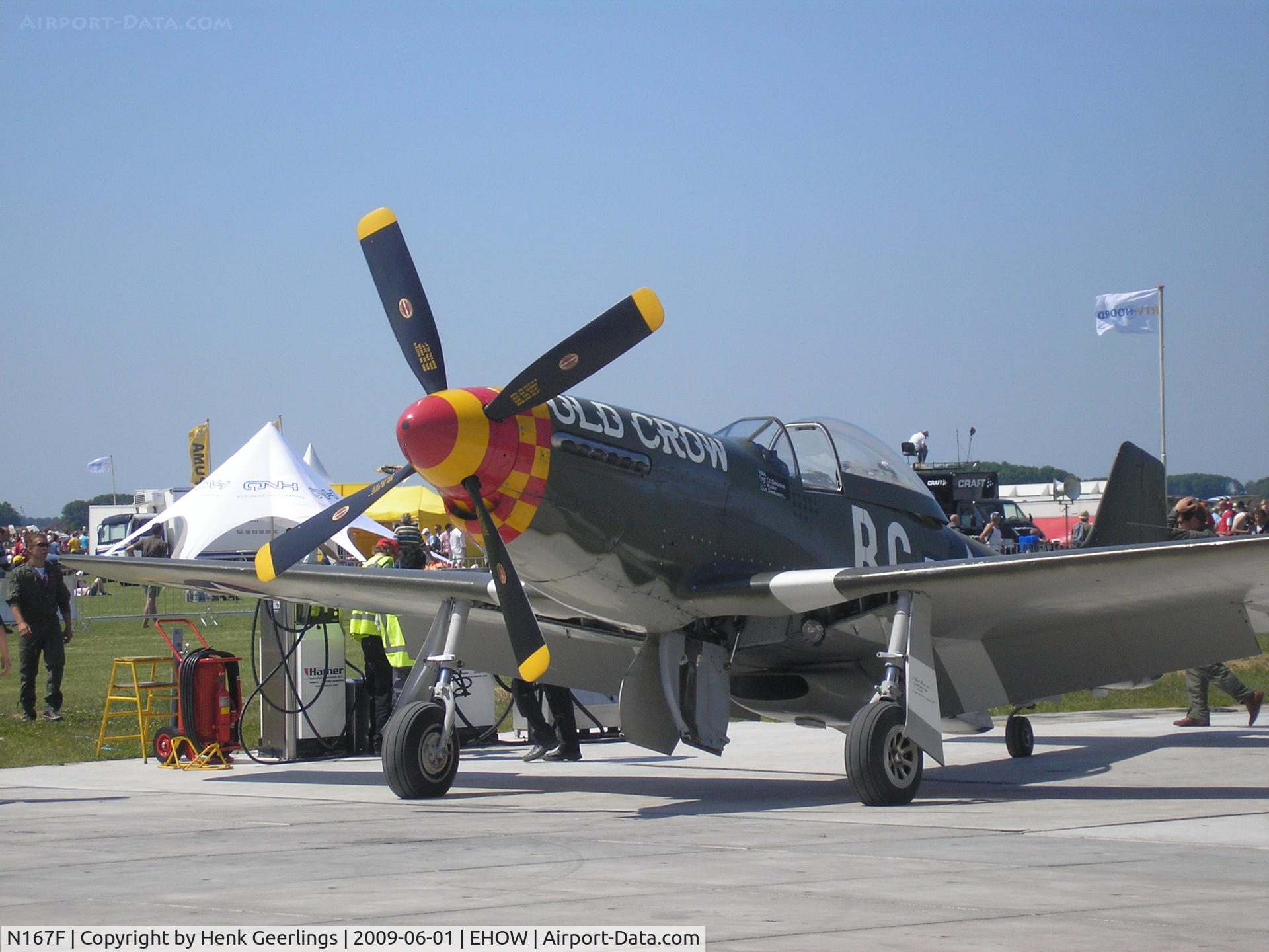 N167F, 1944 North American P-51D Mustang C/N 122-40417, Oostwold  Airport  Airshow june 2009