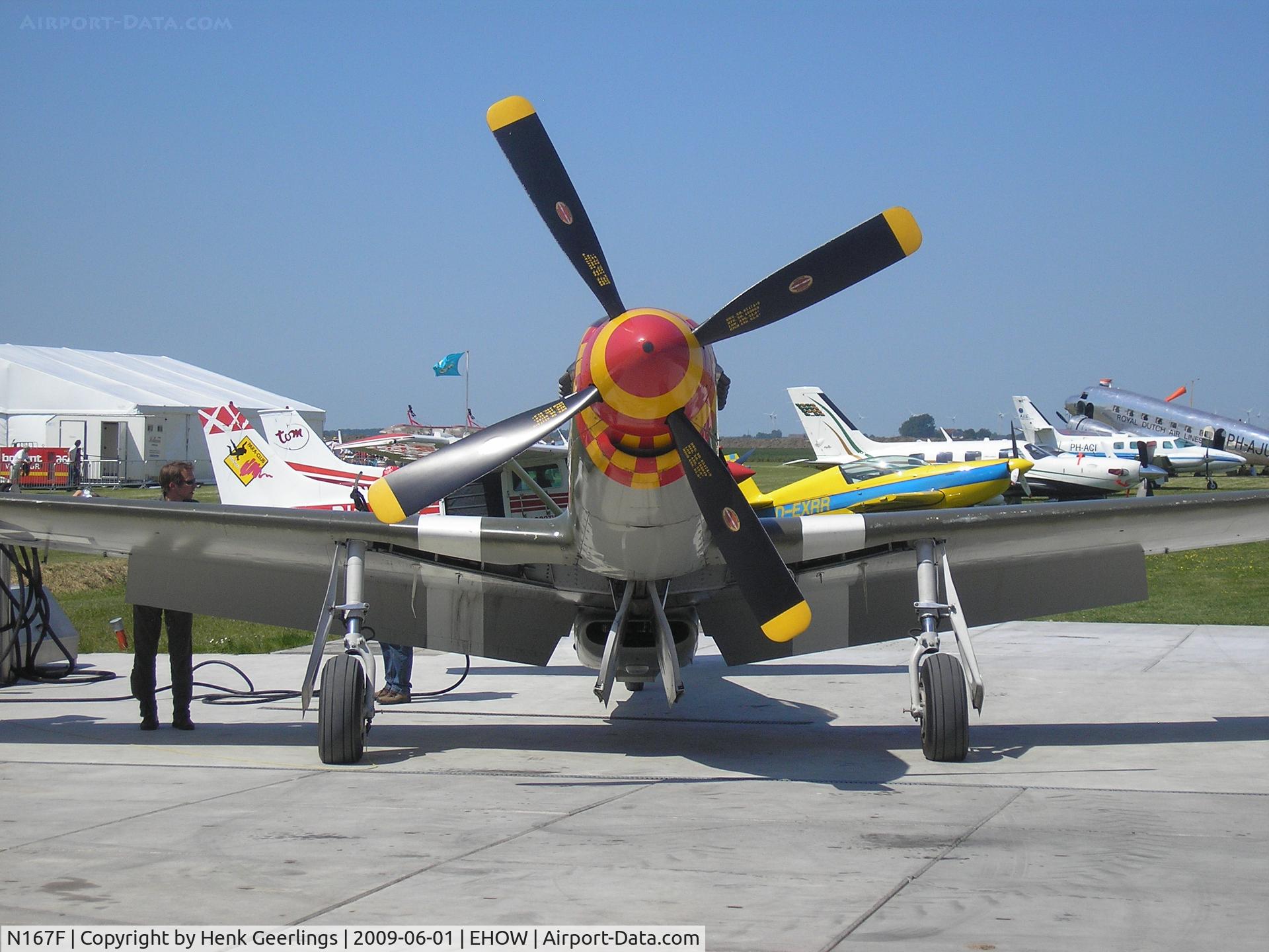 N167F, 1944 North American P-51D Mustang C/N 122-40417, Oostwold  Airport  Airshow june 2009