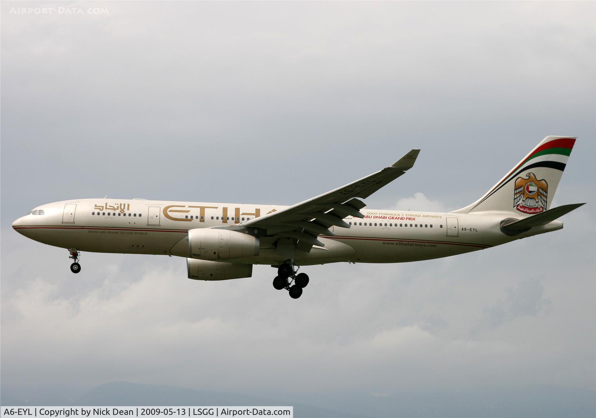 A6-EYL, 2006 Airbus A330-243 C/N 809, LSGG