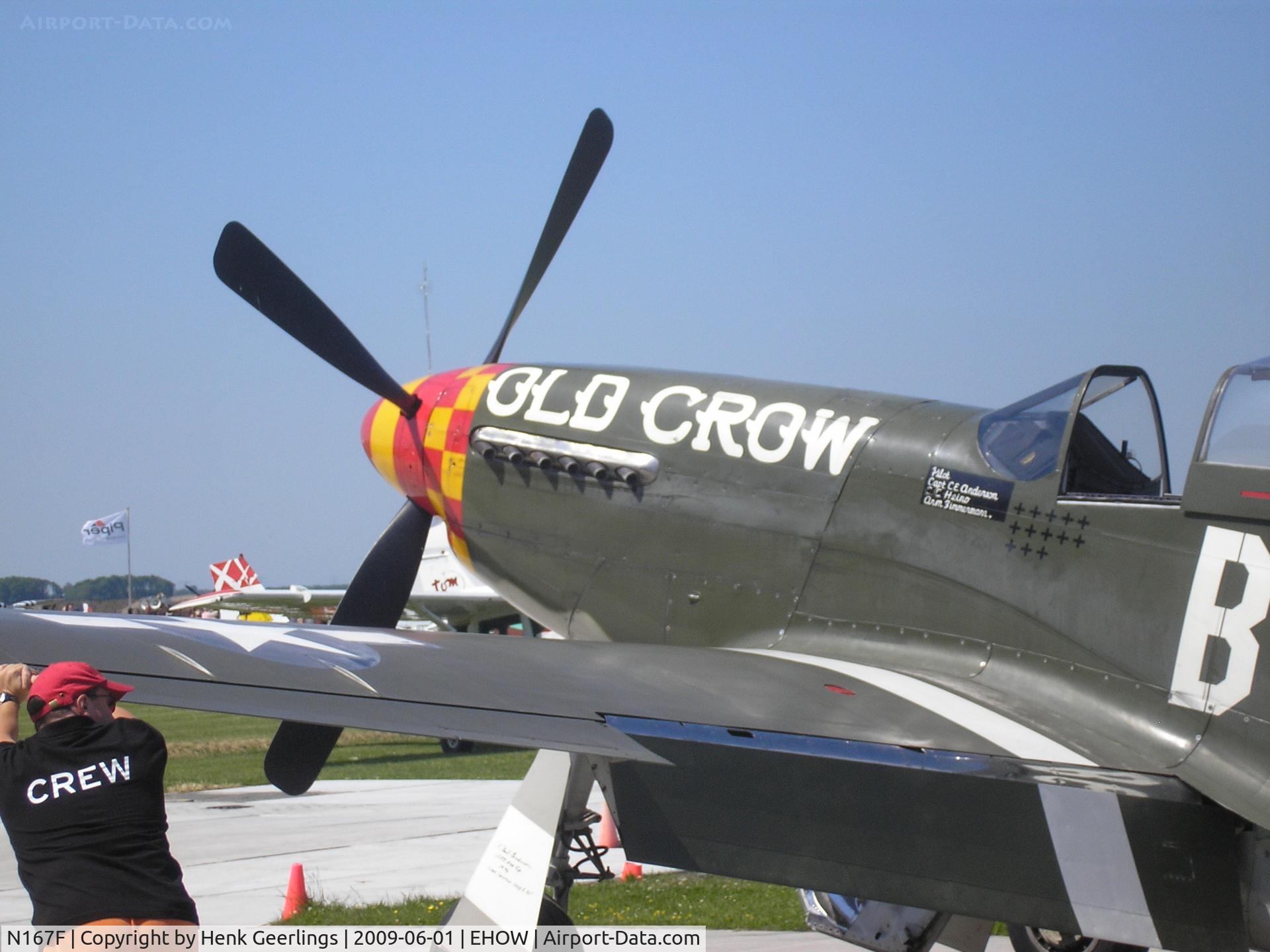 N167F, 1944 North American P-51D Mustang C/N 122-40417, Oostwold  Airport  Airshow june 2009 , Refueling
