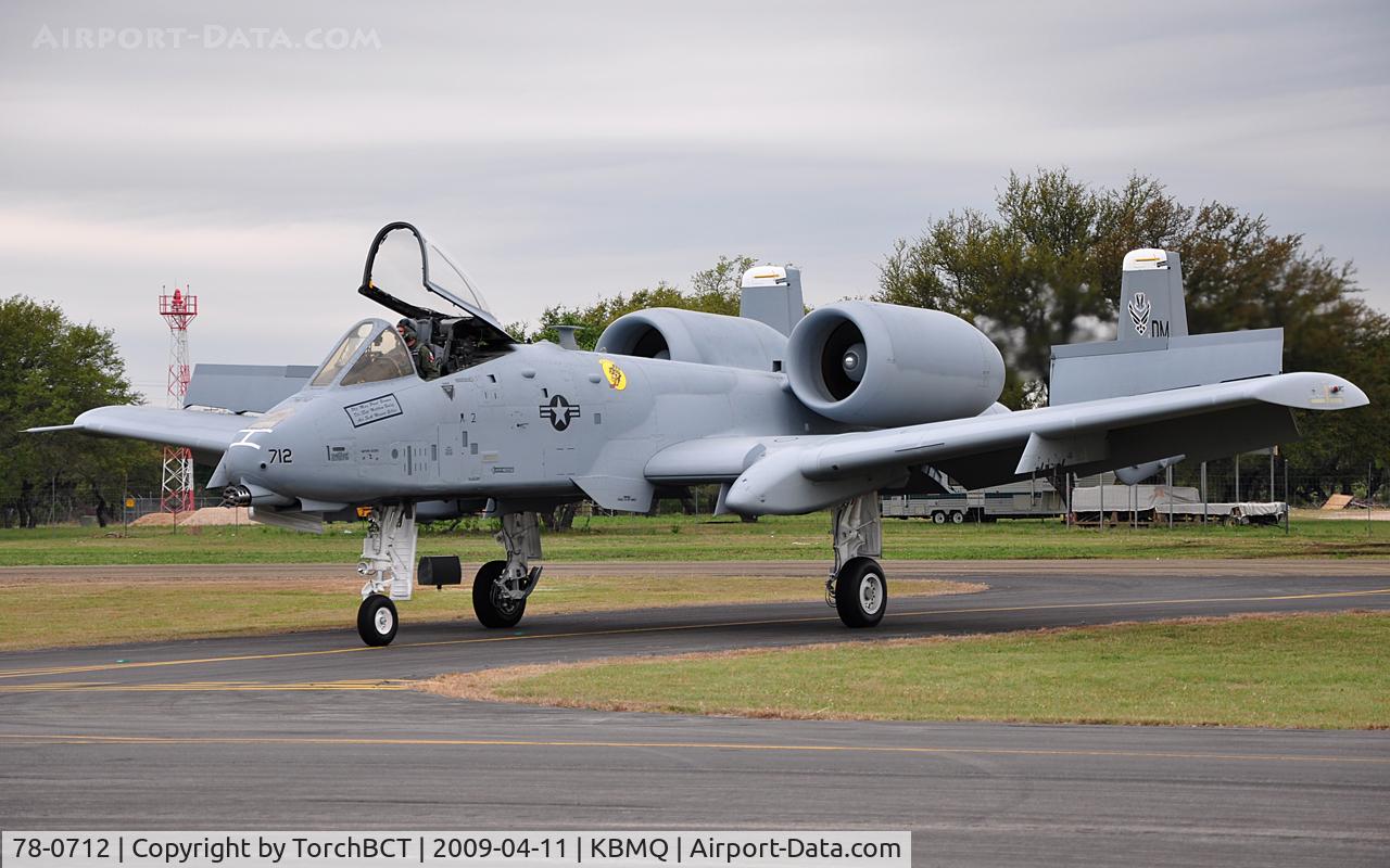 78-0712, 1978 Fairchild Republic A-10C Thunderbolt II C/N A10-0332, 357th FS 