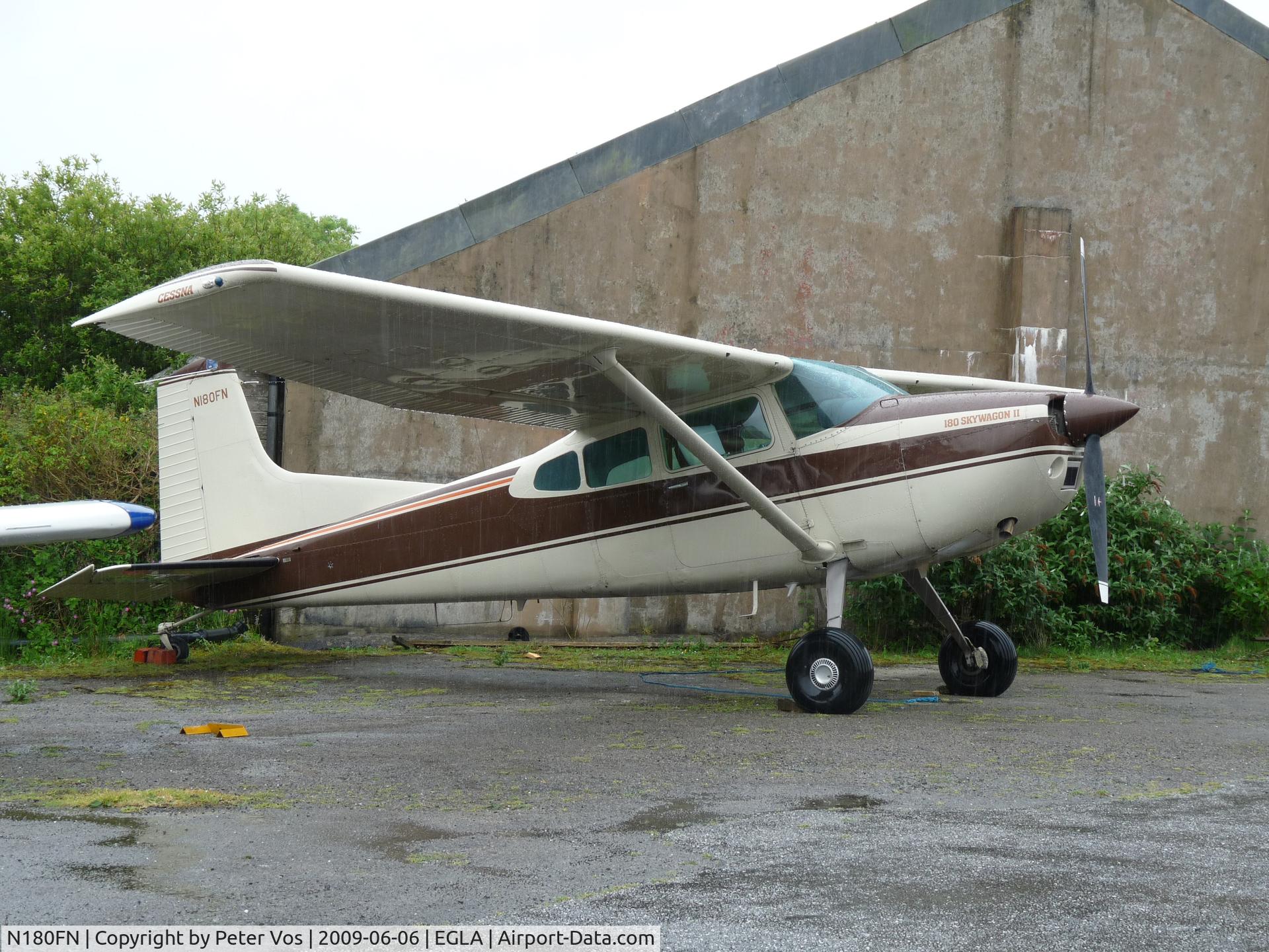 N180FN, 1981 Cessna 180 C/N 18053201, Bodmin June 6e 2009