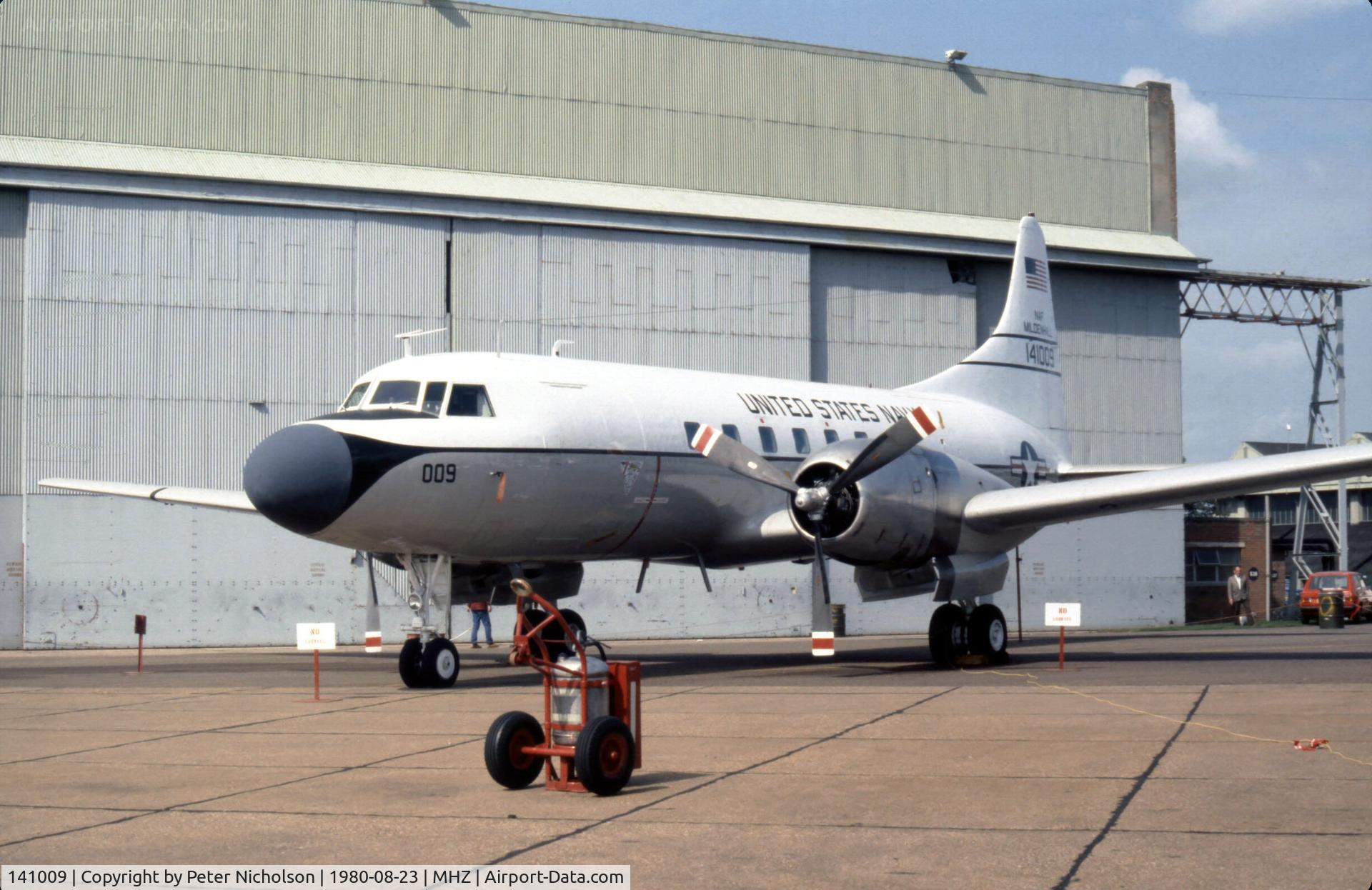 141009, Convair C-131F (R4Y-1) Samaritan C/N 292, C-131F Samaritan of Mildenhall's US Naval Air Facility at the 1980 Mildenhall Air Fete.