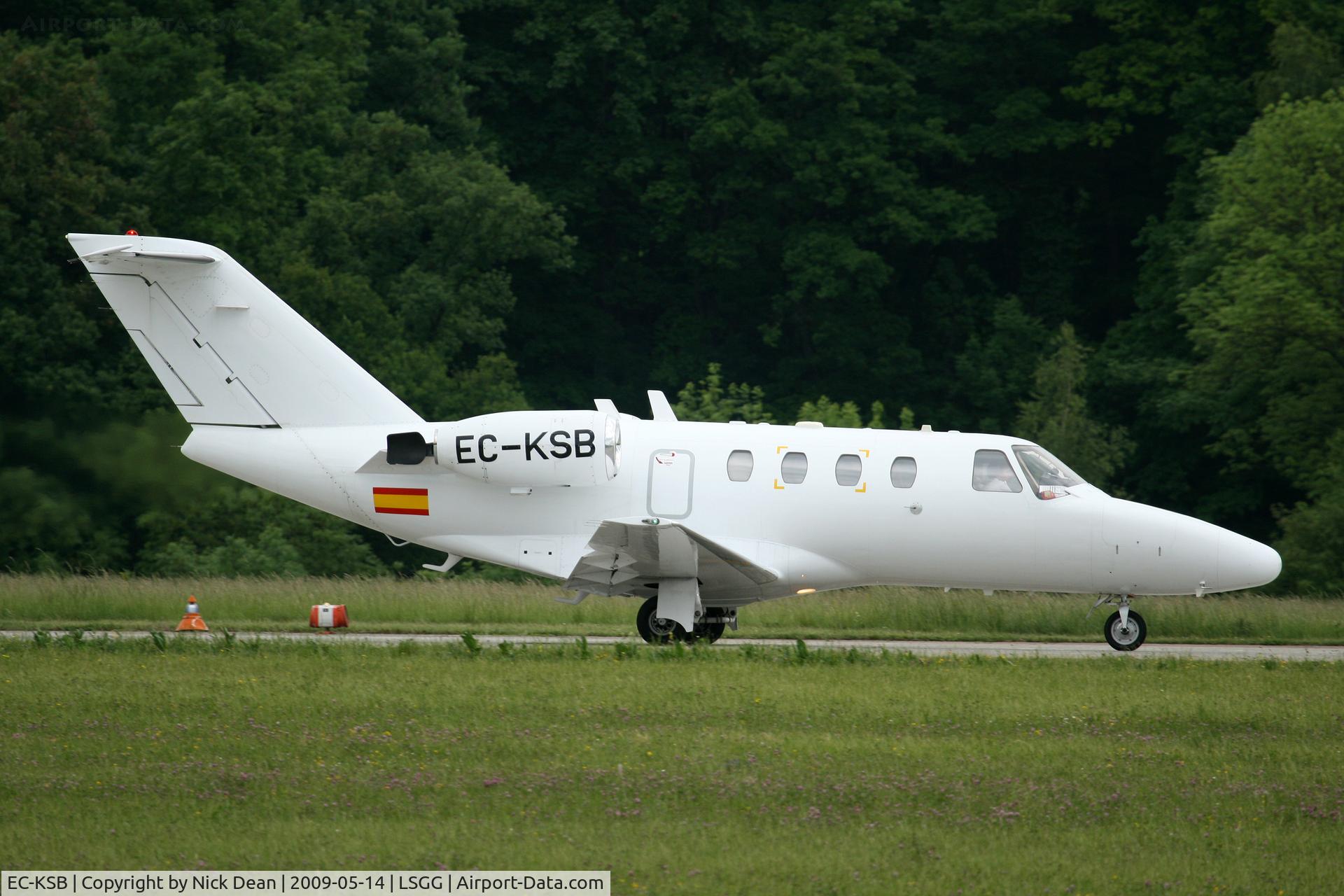 EC-KSB, 1995 Cessna 525 CitationJet CJ1 C/N 525-0089, LSGG