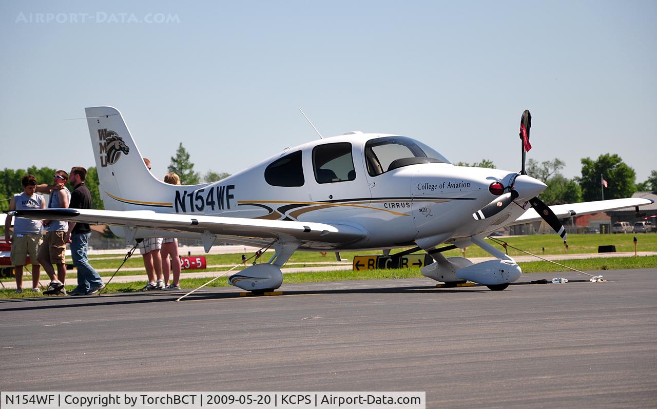 N154WF, 2006 Cirrus SR20 C/N 1638, Western Michigan University SR-20 at NIFA Safecon 2009 - KCPS.