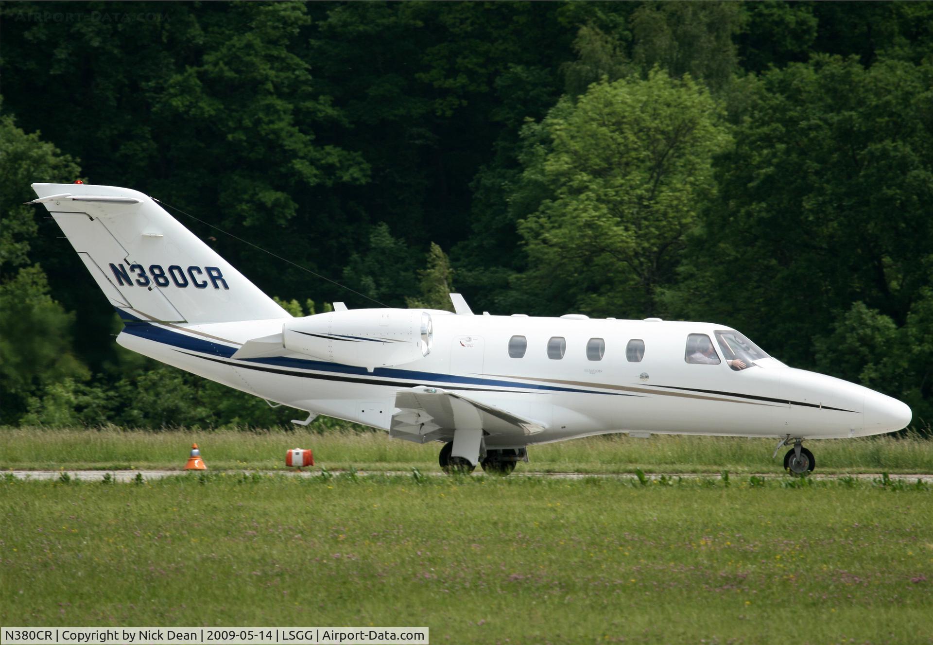 N380CR, 2007 Cessna 525 CitationJet CJ1+ C/N 525-0643, LSGG