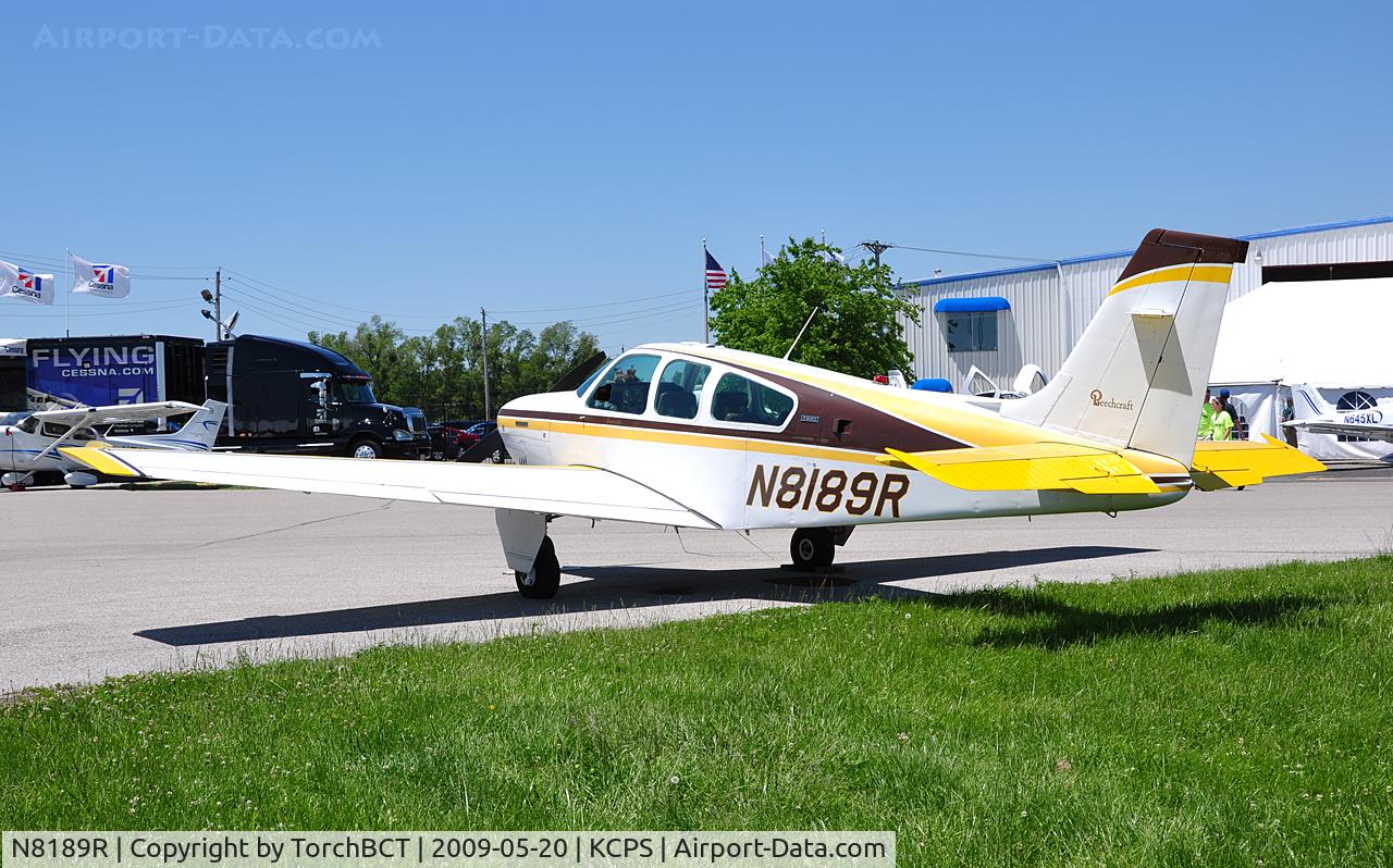 N8189R, 1974 Beech F33C Bonanza C/N CJ-56, Beech Bonanza at KCPS.