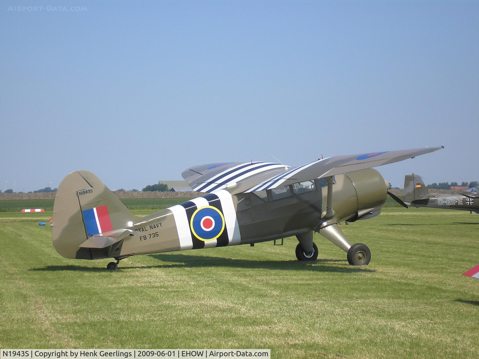 N1943S, 1943 Stinson V77 Reliant C/N 77-463, Oostwold  Airport  Airshow june 2009