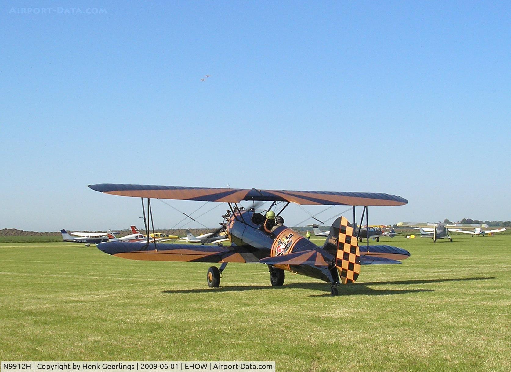 N9912H, 1943 Boeing N2S-3 Kaydet (B75N1) C/N 75-7213, Oostwold  Airport  Airshow june 2009 ; 'Old Crow'