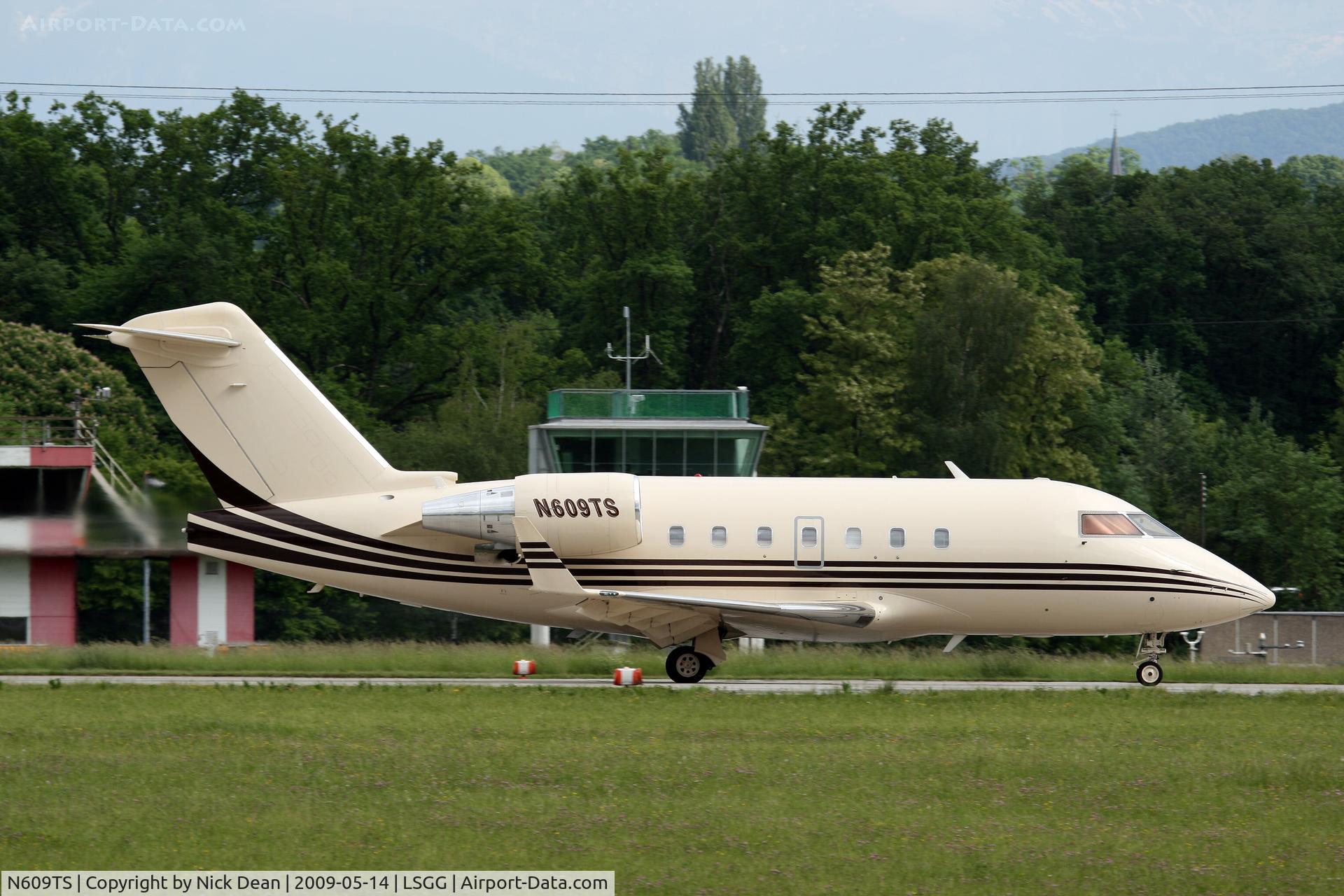 N609TS, 1996 Bombardier Challenger 604 (CL-600-2B16) C/N 5309, LSGG