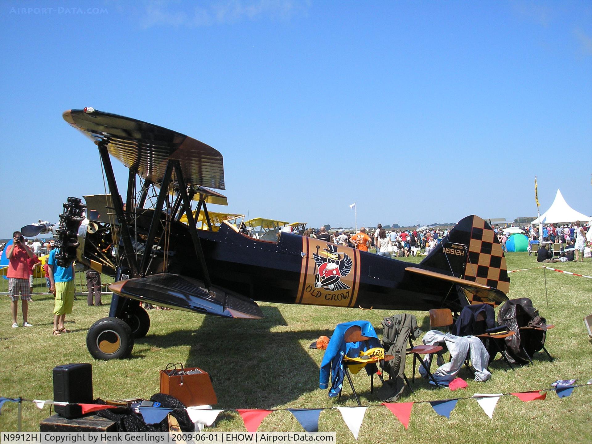 N9912H, 1943 Boeing N2S-3 Kaydet (B75N1) C/N 75-7213, Oostwold  Airport  Airshow june 2009