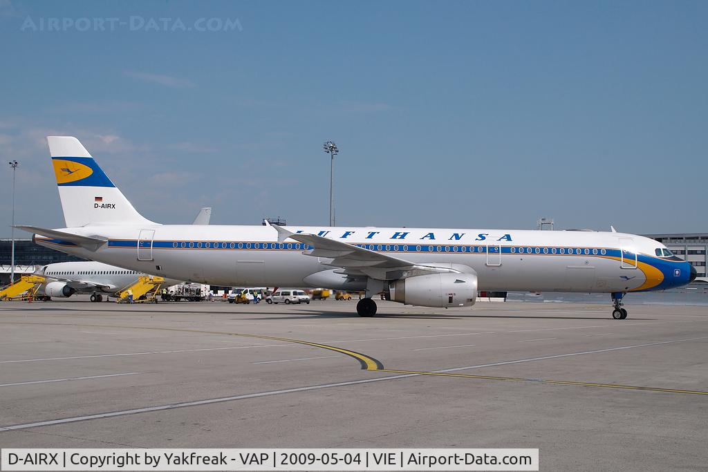 D-AIRX, 1998 Airbus A321-131 C/N 0887, Lufthansa Airbus 321