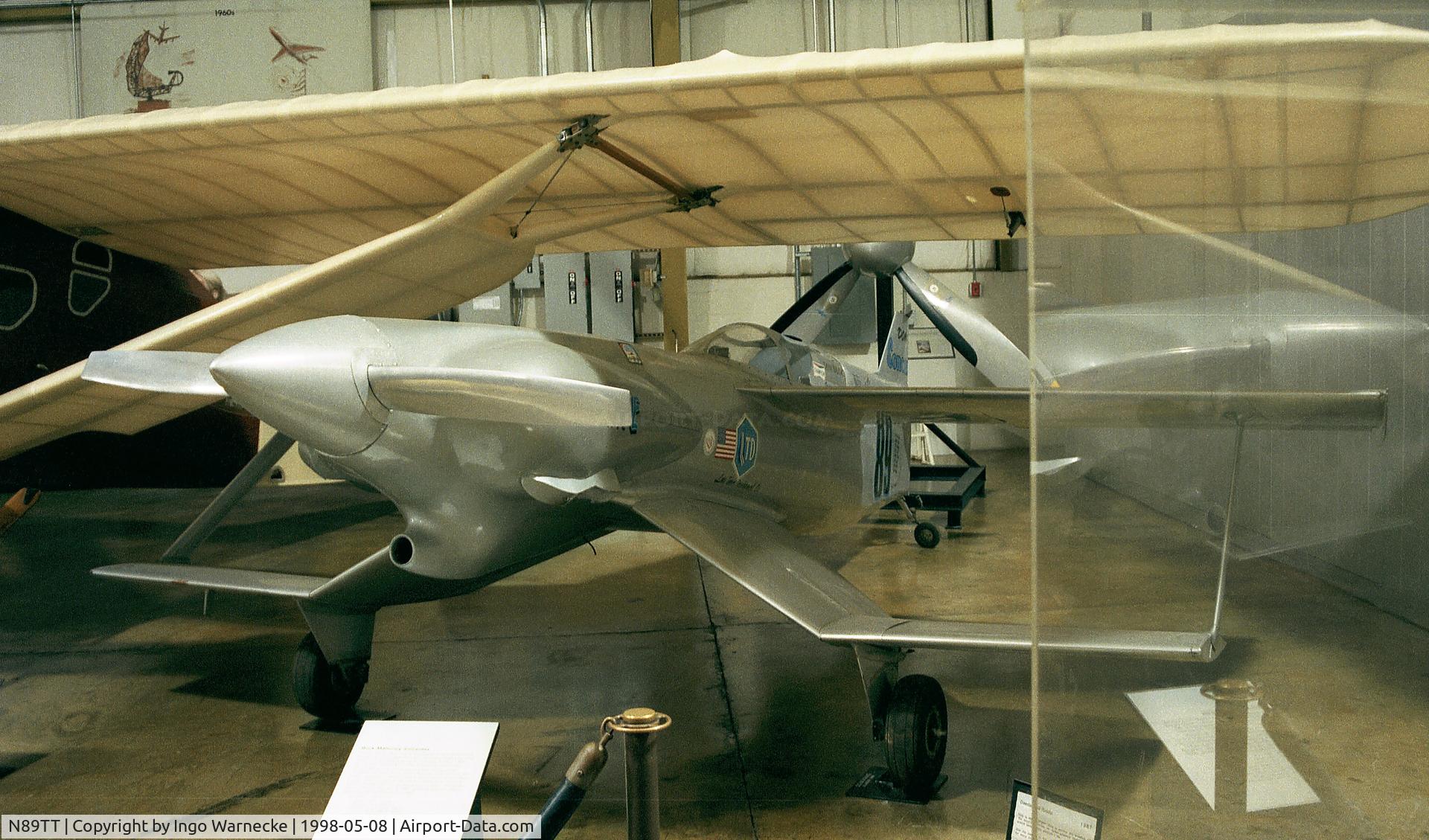 N89TT, Mahoney SORCERESS 1 C/N 01, Mahoney Sorceress 1 at the NASM's Paul Garber Facility in Suitland MD