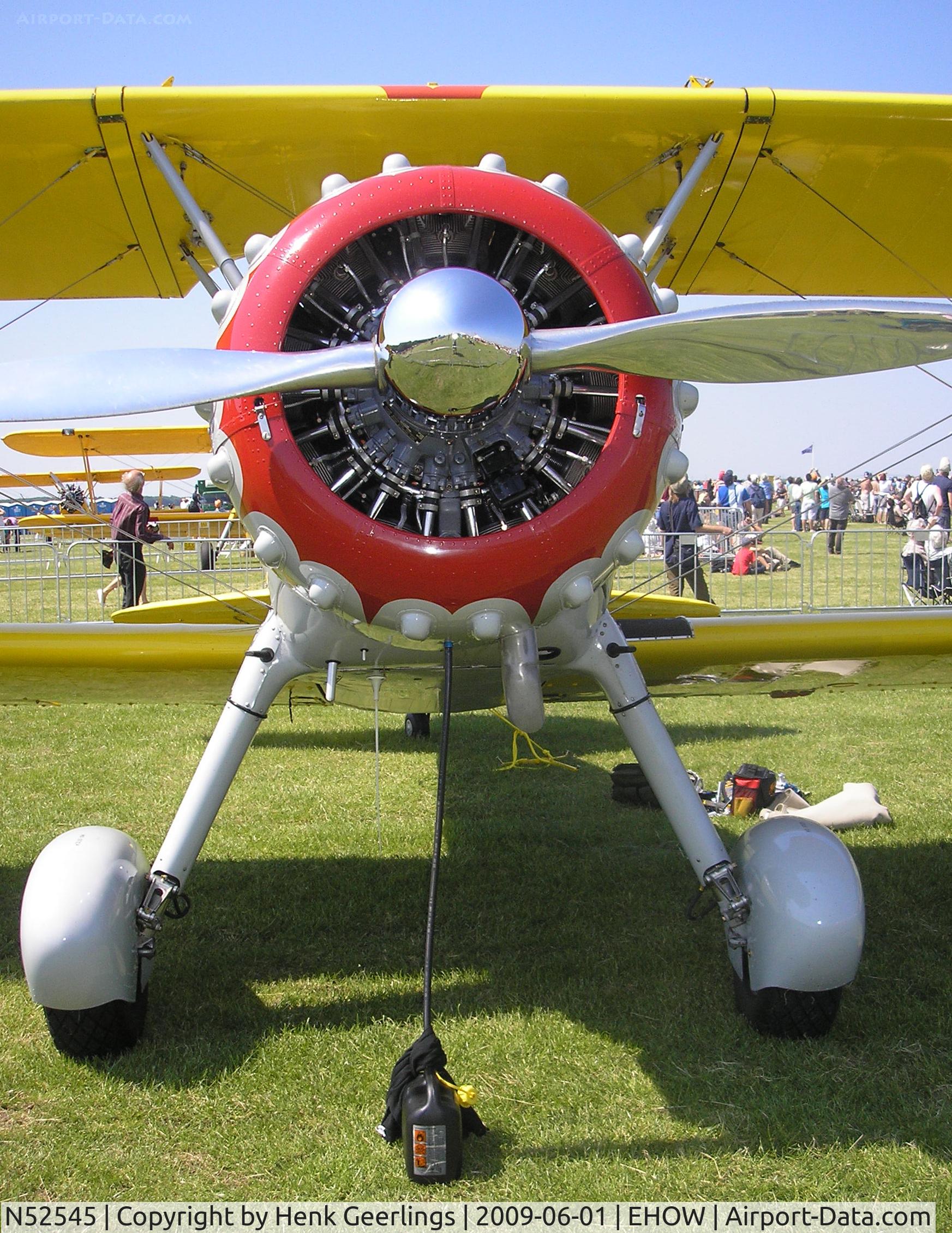 N52545, Boeing A75N1(PT17) C/N 75-2479, Oostwold  Airport  Airshow june 2009