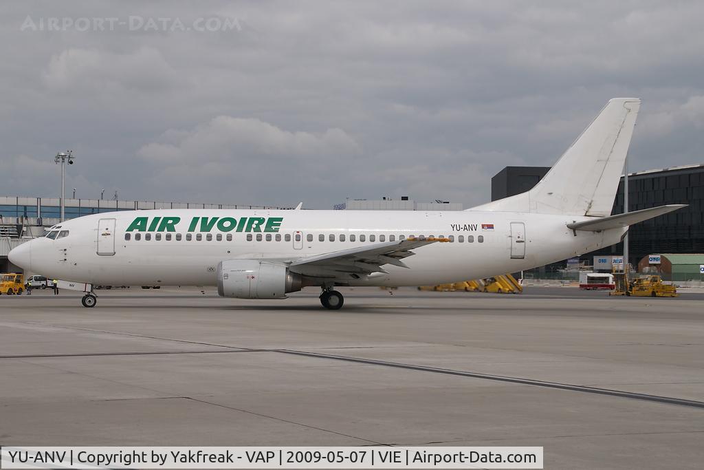 YU-ANV, 1988 Boeing 737-3H9 C/N 24140, Air Ivorie Boeing 737-300