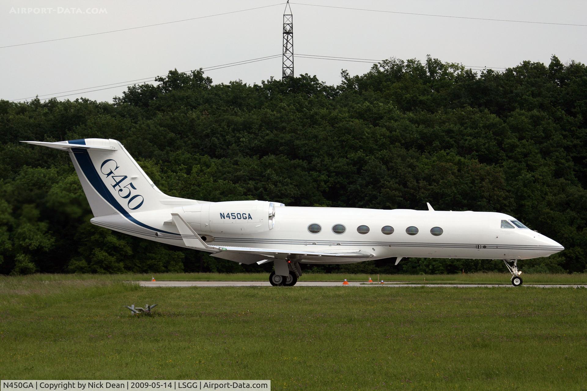 N450GA, 2008 Gulfstream Aerospace GIV-X (G450) C/N 4144, LSGG